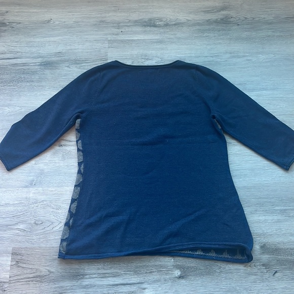 Jessica Polka Dot Sweater with Three Quarter Sleeves - Picture 3 of 4